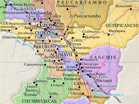 Viajero En Perú Cusco Significado Ubicación Y Superficie Límites