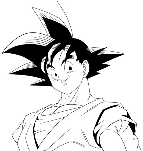 Goku Para Colorear Para Colorear