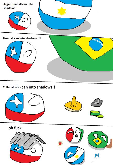 Relations entre l'argentine et le japon (fr); Chile cannot into shadows | Polandball | Know Your Meme