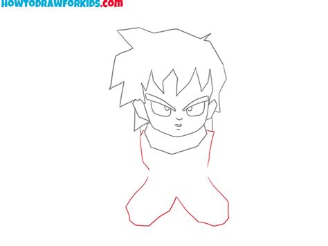 How To Draw Gohan Easy Drawing Tutorial For Kids