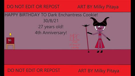 HAPPY BIRTHDAY TO Dark Enchantress Cookie Jinx Gaming Speedpaint