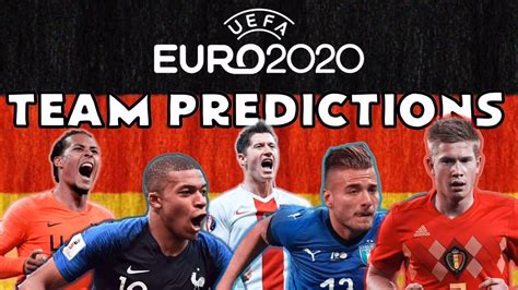 Predicting every euro 2020 game. EURO 2020 GERMANY SQUAD PREDICTION - YouTube