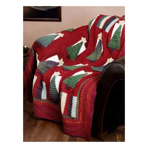 Free Pattern Caron Christmas Crochet Afghan Hobbycraft
