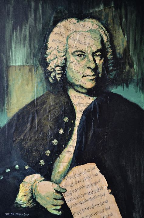 Johann Sebastian Bach Painting By Victor Minca Fine Art America