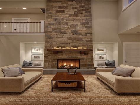 Tall Sofa Beautiful Great Rooms With Fireplaces Great Room Fireplace