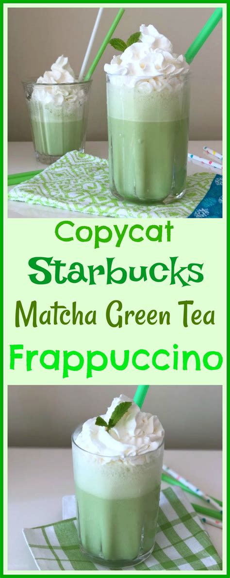 That is less than 25% of that in regular starbucks frappuccino, and still half of. Copycat Starbucks Matcha Green Tea Frappuccino - Pams ...