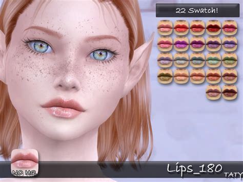Lips 180 By Tatygagg At Tsr Sims 4 Updates