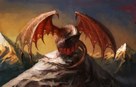 Wallpaper Illustration Digital Art Fantasy Art Dragon Mythology