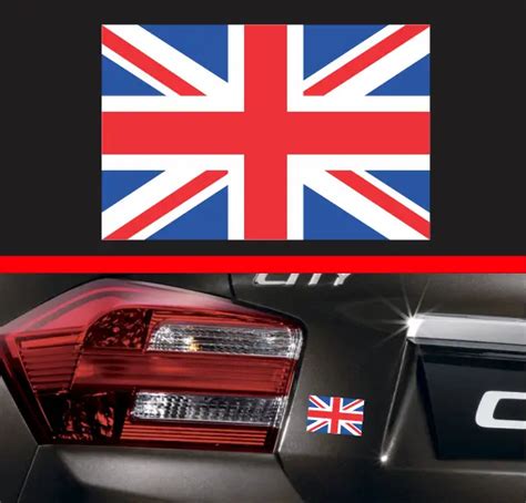 4and British Flag Vinyl Decal Bumper Sticker United Kingdom Uk Britain
