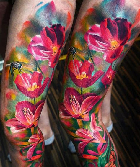 Flowers Tattoo By Timur Lysenko Post 12740