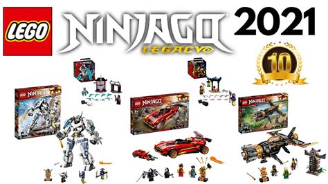 Lego Ninjago Legacy 10th Anniversary 2021 Sets Revealed Youtube