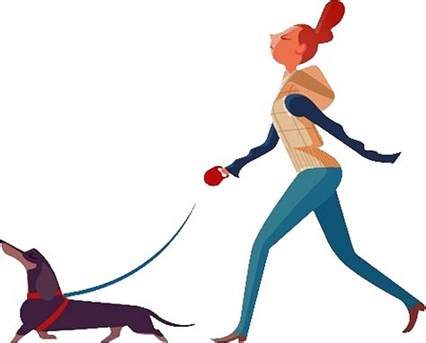 Woman Walking Her Dog Clipart 10 Free Cliparts Download Images On