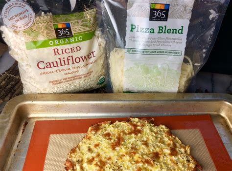Line a baking sheet with parchment, and set aside. Food Fitness by Paige: Cauliflower Pizza Crust