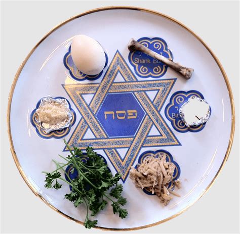 Pesachim Mishnah Maror Haggadah Matzo Passover Seder Plate Twelve Tribes Of Israel