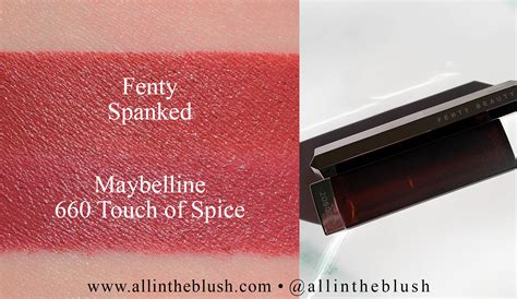 Fenty Beauty Spanked Mattemoiselle Plush Matte Lipstick Dupes All In