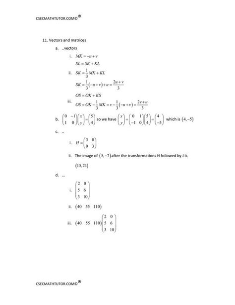 Csec Mathematics January 2013 Solutions Csec Math Tutor