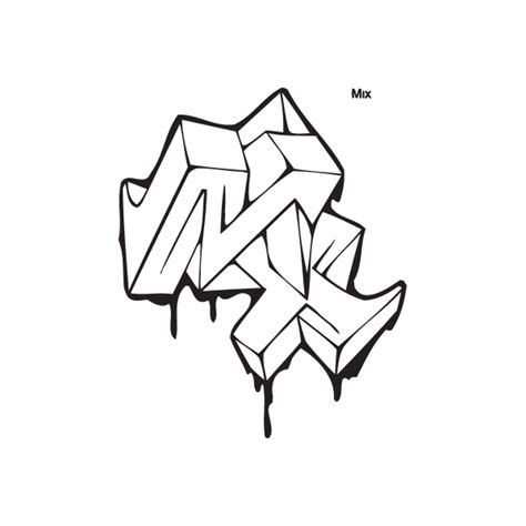 Mix Graffiti Decal