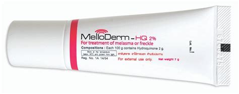 Anti Melasma Hydroquinone 2 Cream Melloderm Hq 2 025 Ounces Once