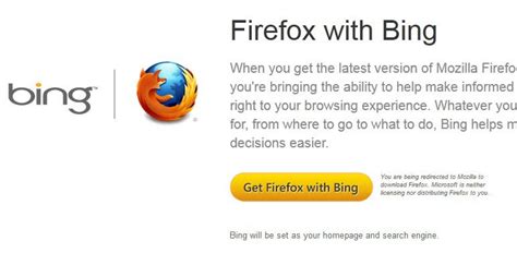 Alternate Firefox Ships With Bing Big Deal Ghacks Tech