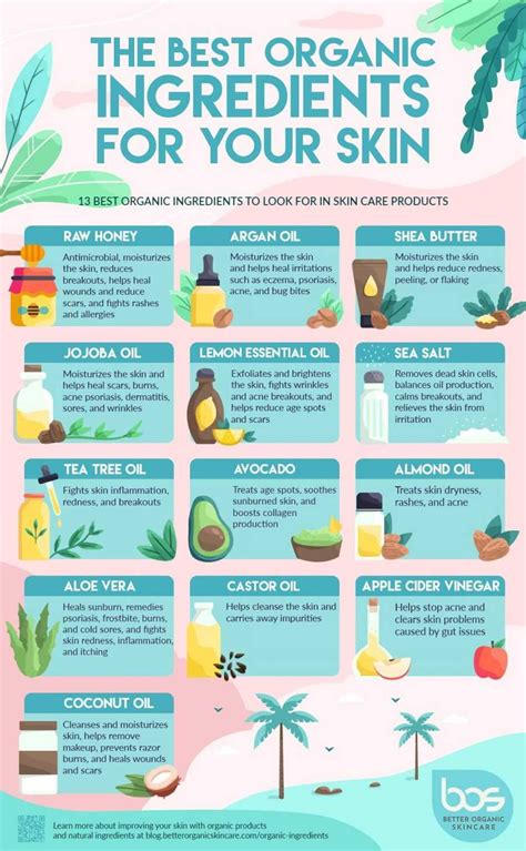 The Best Organic Ingredients For Your Skin 40 Skinny Skincare