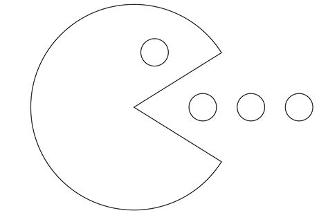Free printable pac man coloring pages. Free Pacman For Kids - Coloring Home