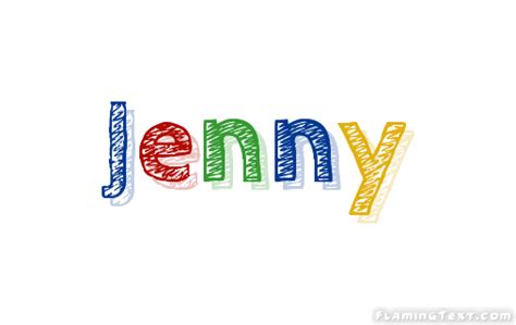 Jenny Logotipo Ferramenta De Design De Nome Grátis A Partir De Texto