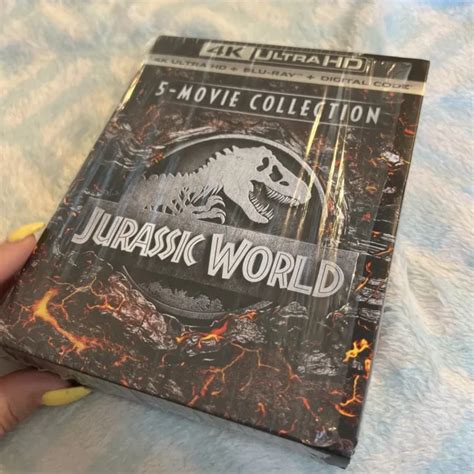 Jurassic World 5 Movie Collection 4k And Blu Ray No Digital Box