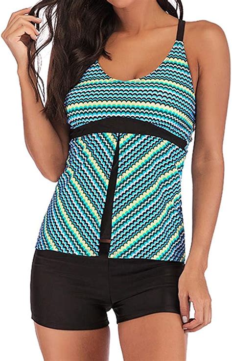 Tankini Voor Dames Hffan Bikiniset Met Hoge Taille Push Up Tankini