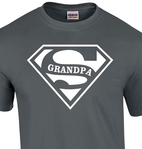 Super Grandpa T Shirt Birthday Shirt Fathers Day Ts For Pap