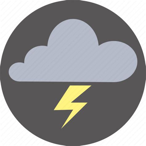 Cloud Forecast Thunderstorm Weather Icon
