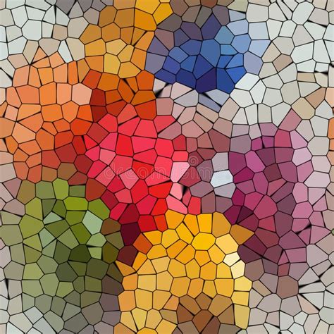 Abstract Colorful Mosaic Stock Illustration Illustration Of Design