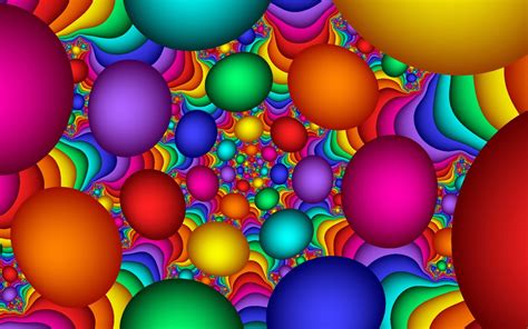 Colorful Bubbles Multicolor Abstract Background Wallpapers 3d Best Hd