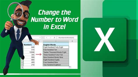 How To Convert Number To Word In Excel Change Number To Word Excel