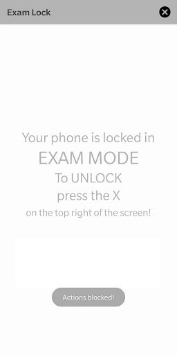 Updated Exam Lock App Not Working Down White Screen Black Blank