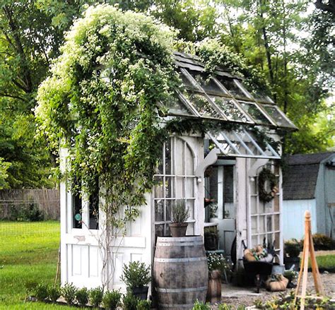 You will want to use good quality wood for this, as the frame will hold all of. 15 Fabulous Greenhouses Made From Old Windows - Homesteading Alliance