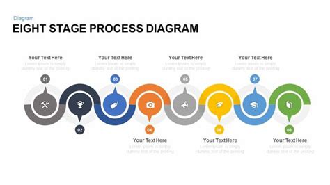 8 Stage Process Diagram Powerpoint Template And Keynote 8 Stage Process