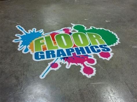 Standard Printed Floor Graphics Trade From £2395 Sqm