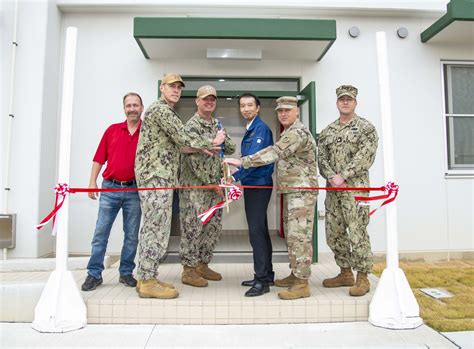 dla distribution yokosuka celebrates new sasebo warehouse with ribbon cutting ceremony defense