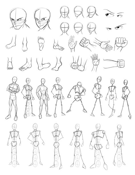 Drawing Practice Sheet By Obhan On DeviantArt