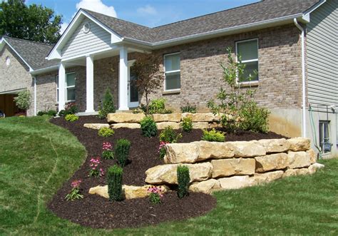 Boulder Retaining Walls Landscaping Landscaping With Boulders