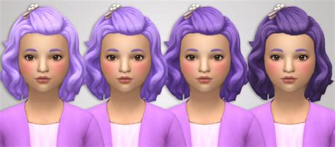 Vixellas Sims Cc — Noodlescc Vintage Glamour Stuff Hair Recolors I