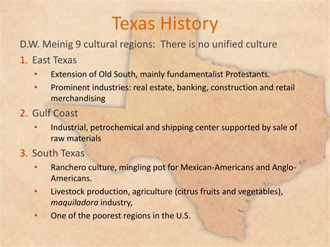 Ppt Texas History And Culture Powerpoint Presentation Free Download
