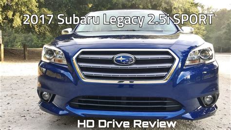 Christian wardlaw, independent expert | aug 26, 2020. 2017 Subaru Legacy 2.5i SPORT - HD Drive Review - YouTube