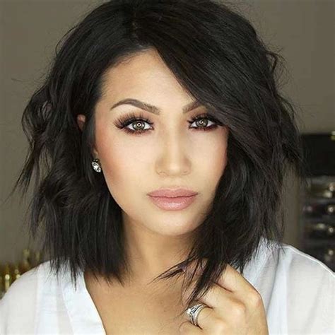 Bob hairstyles still are the hottest and favorite in the year of 2020. Wavy Short Bob Hairstyle for Women with Diamond Faces ...