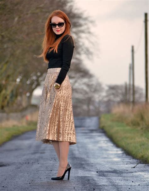Outfit Ideas With Sequin Skirts For Holidays Pretty Designs