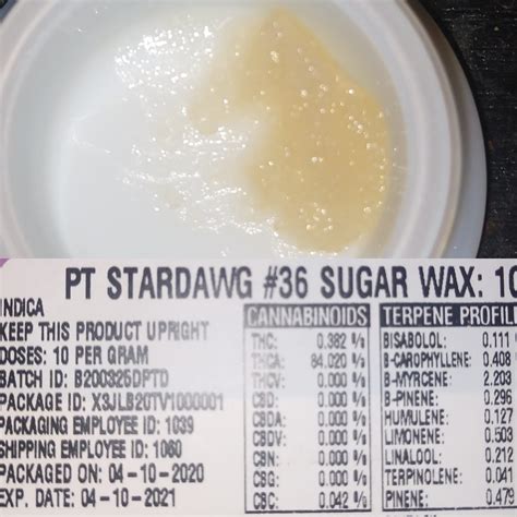 Prime Wellness Pt Stardawg Sugar Wax Is Pretty Decent Definitely