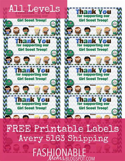 Apple (mac) pages, microsoft publisher (pub). Fashionable Moms: Free Printable: Thank You Labels for ...