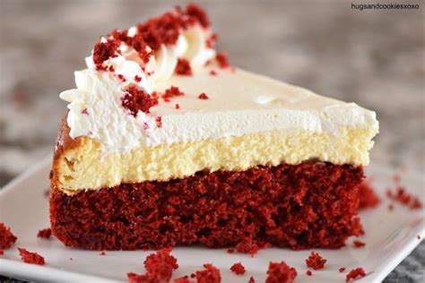 Red Velvet Layered Cheesecake Recipe Sour Cream Cheesecake Box