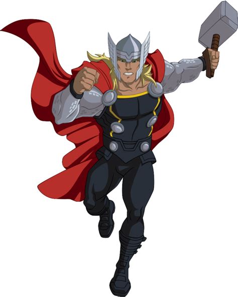 Thor Cartoon Png Avengers Assemble Thor Drawing Clipart Full Size