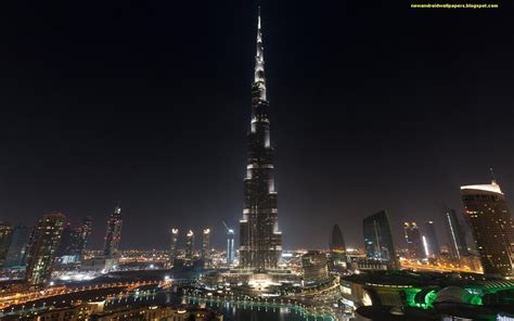 Night Vision Of Burj Al Khalifa Wallpapers Free For Android Desktop Mac